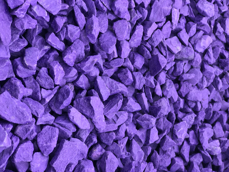 Colour Quarry - 20mm Amethyst Purple Decorative Coloured Stone 900kg